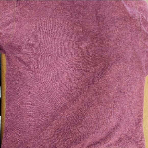 💕VS PINK oversized small, lightweight crewneck sweatshirt. Wine color - Picture 5 of 5